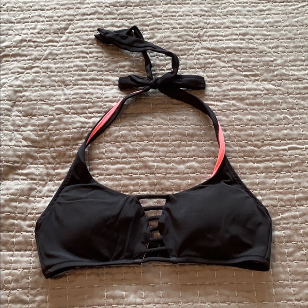 black bikini top